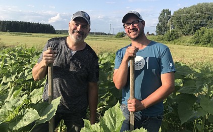 Michel et Joé, vos jardiniers