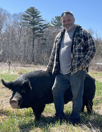 Michel Desrochers et Blacky